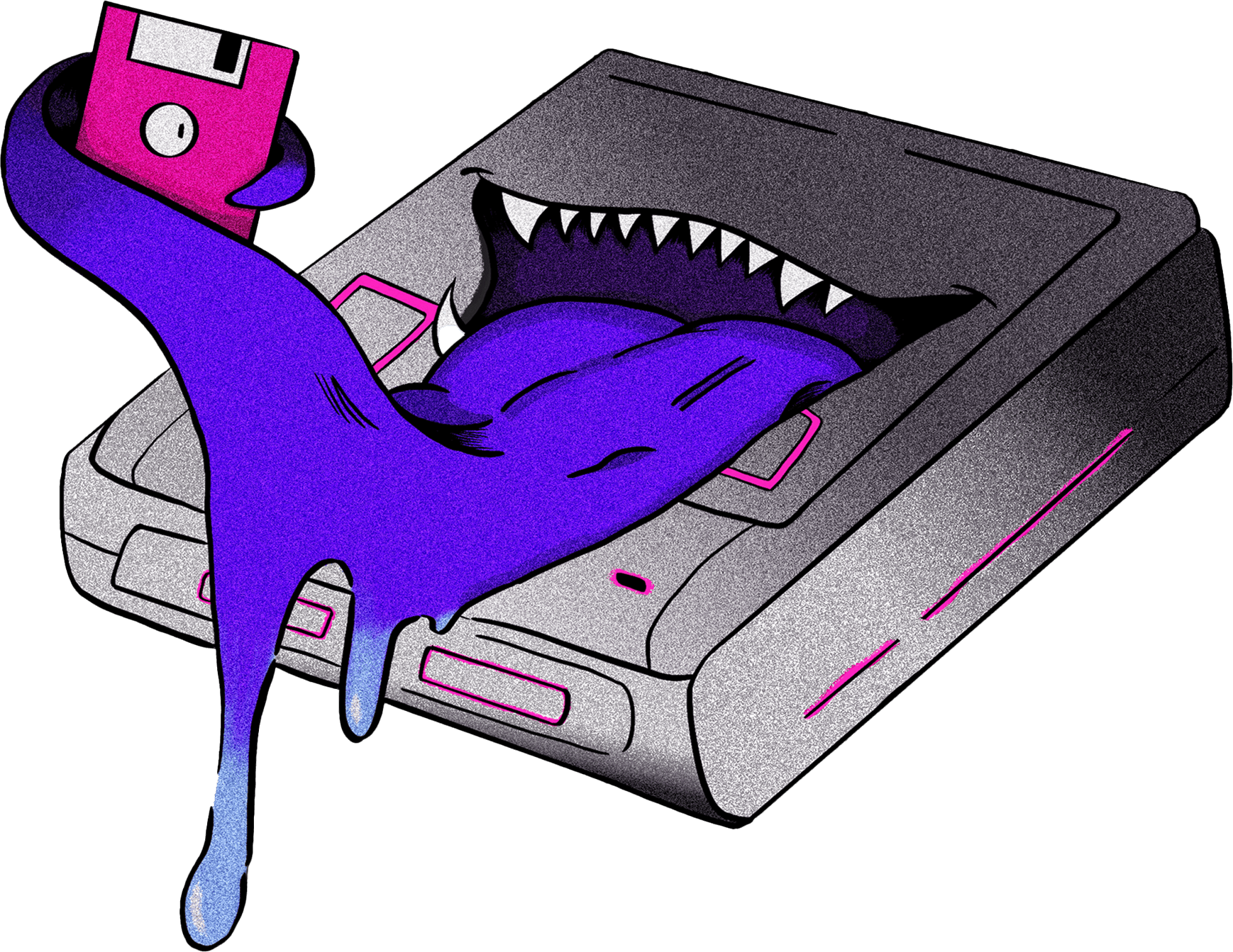 Vesvese Studios Glitching Brain Logo